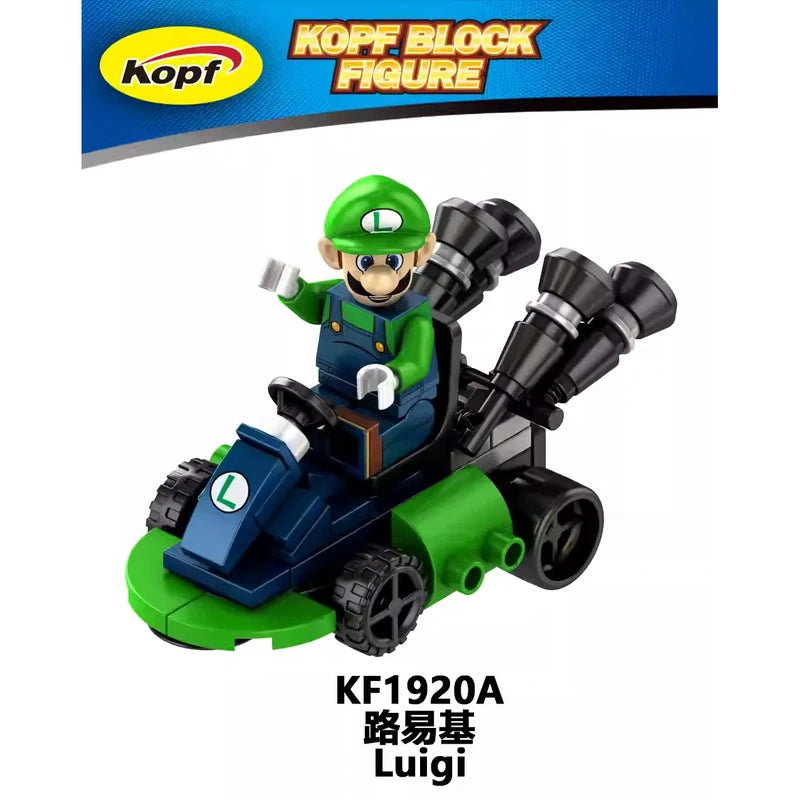 Luigi Minifigures KF1920A Mario Bros MiniFigure