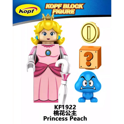 Princess Peach Minifigures KF1922 Mario Bros MiniFigure