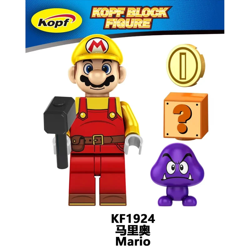 Mario Minifigures KF1924 Mario Bros MiniFigure