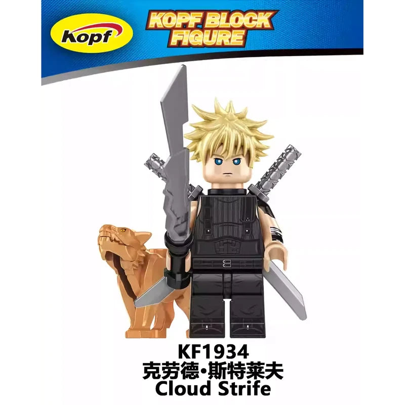 Cloud Strife Minifigures KF1934 Games MiniFigure
