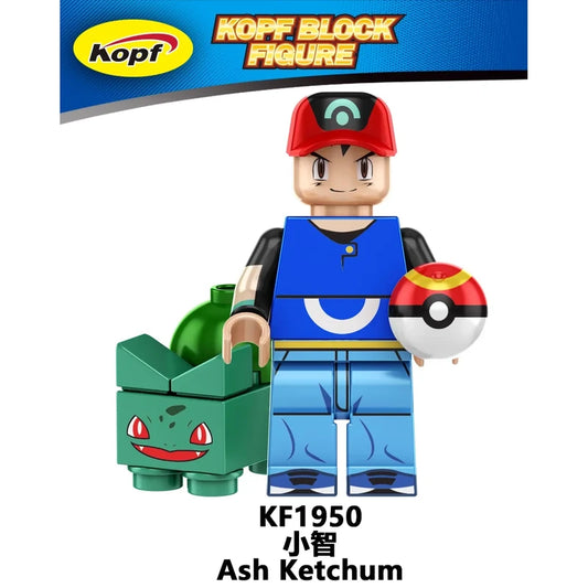 Ash Ketchum KF1950 Minifigures Pokemon MiniFigure