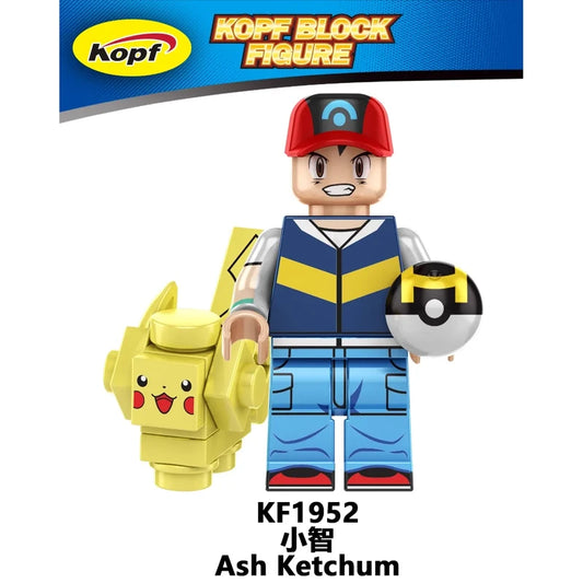 Ash Ketchum KF1952 Minifigures Pokemon MiniFigure