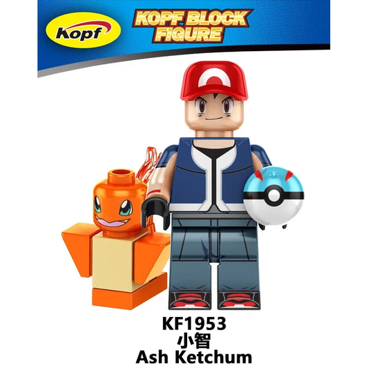 Ash Ketchum KF1953 Minifigures Pokemon MiniFigure