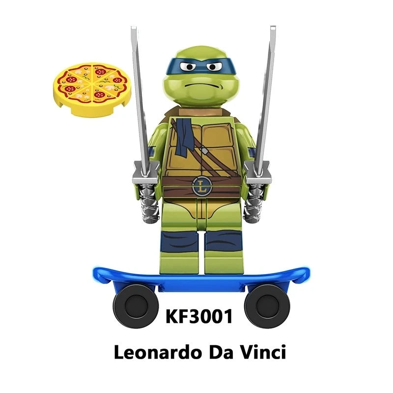 Leonardo Da Vinci Minifigures KF3001 Teenage Mutant Ninja Turtles MiniFigure