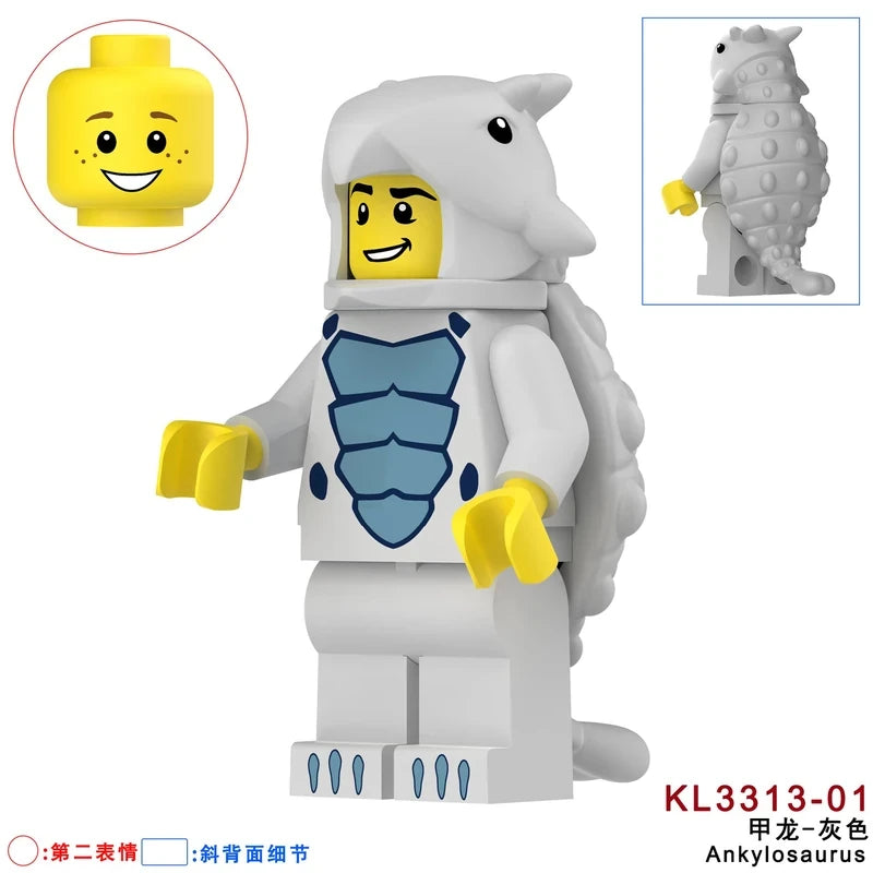 Ankylosaurus Costume Fan Minifigure KL3313-01