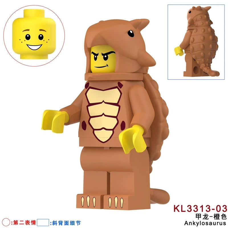 Ankylosaurus Costume Fan Minifigure KL3313-03