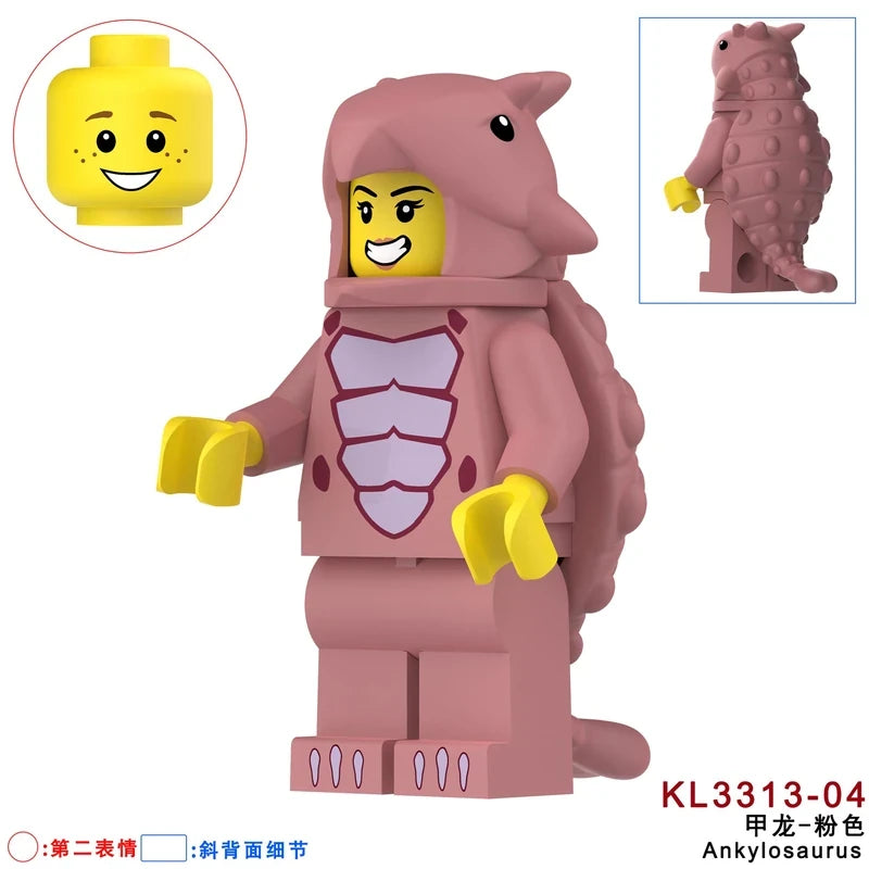 Ankylosaurus Costume Fan Minifigure KL3313-04