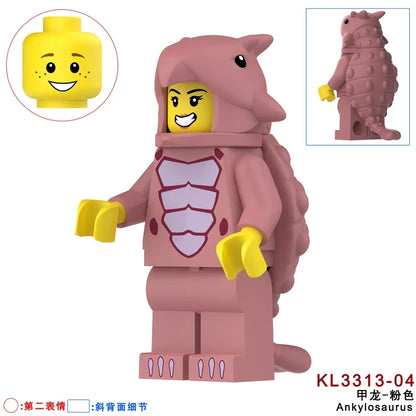 Ankylosaurus Costume Fan Minifigure KL3313-04
