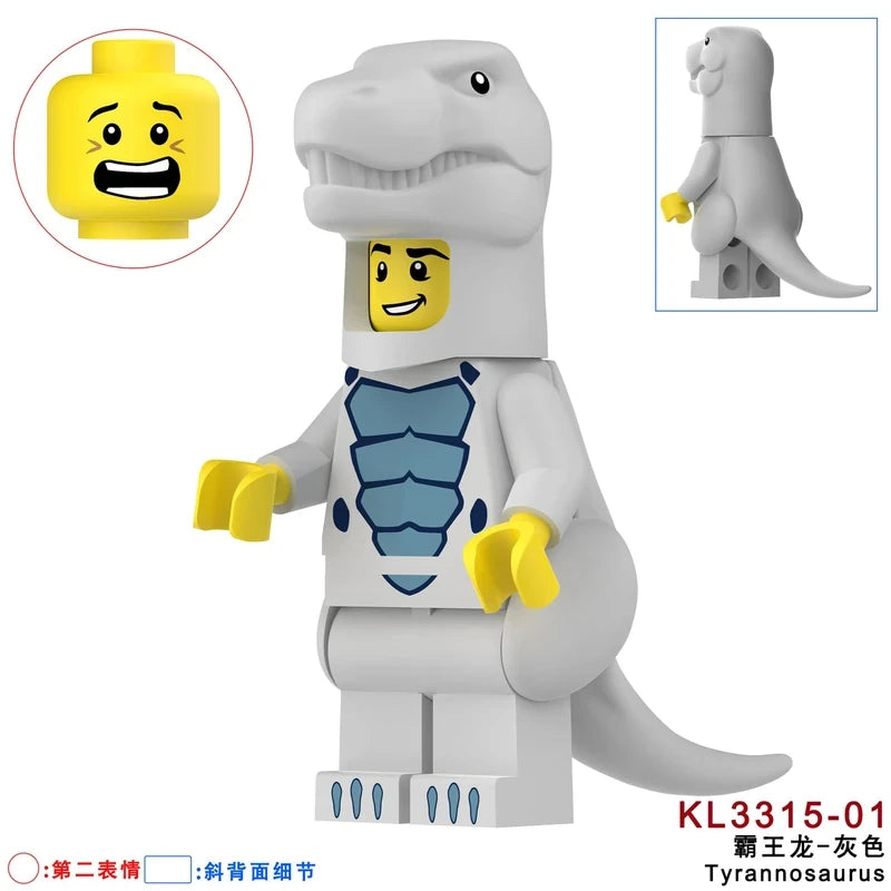 Tyrannosaurus Costume Fan Minifigure KL3315-01