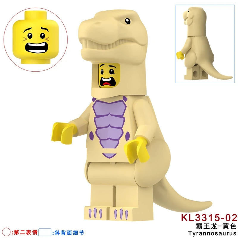 Tyrannosaurus Costume Fan Minifigure KL3315-02