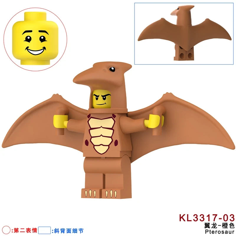 Pterosaur Costume Fan Minifigure KL3317-03