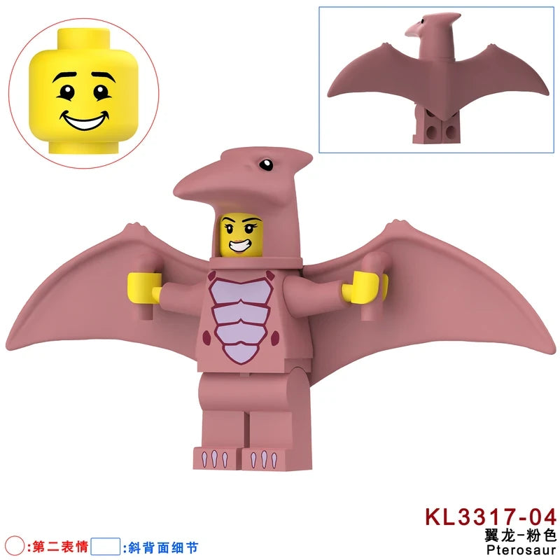 Pterosaur Costume Fan Minifigure KL3317-04