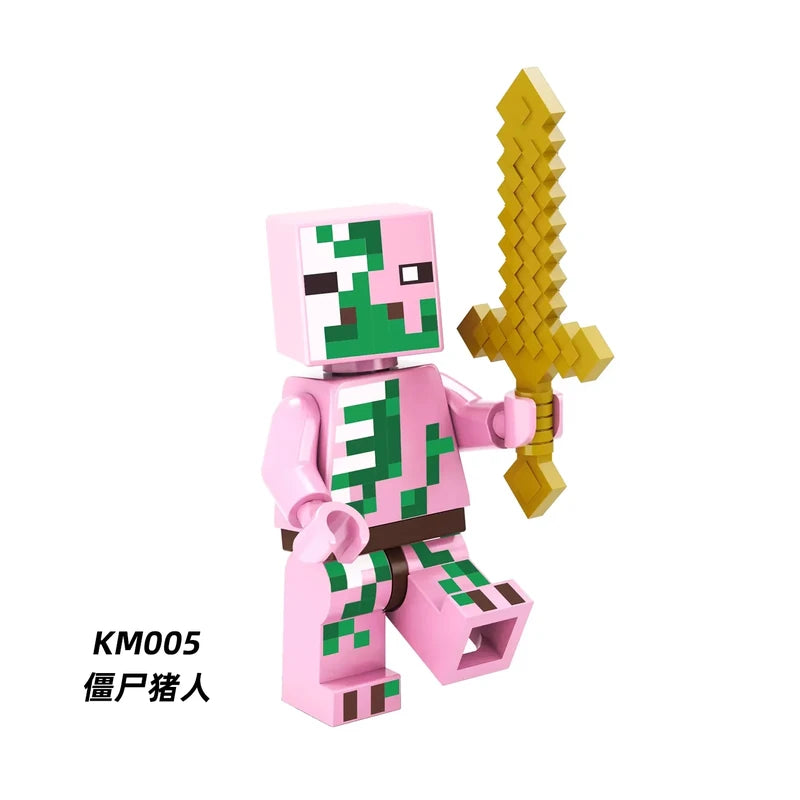 Zombie Pigman Minifigures KM005 Minecraft MiniFigure