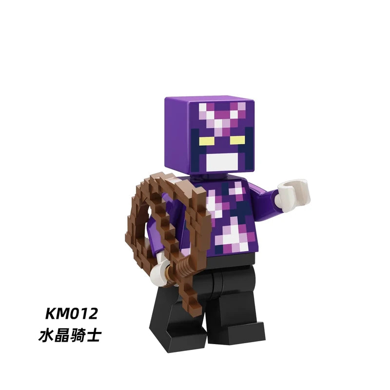 Crystal Knight Minifigures KM012 Minecraft MiniFigure