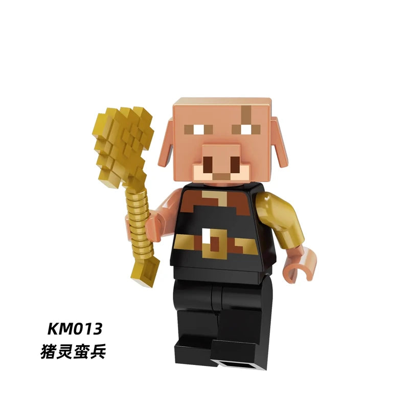 Piglin Brute Minifigures KM013 Minecraft MiniFigure