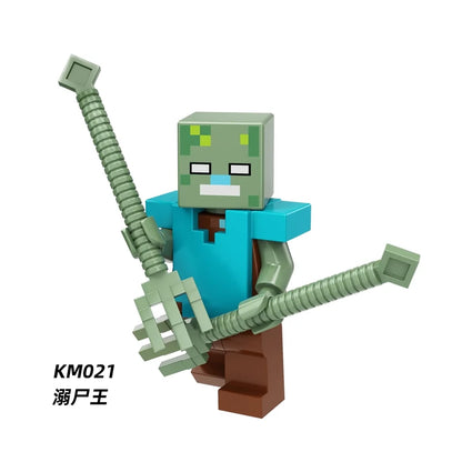 Drowned Minifigures KM021 Minecraft MiniFigure