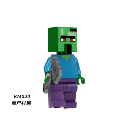 Zombie Villager Minifigures KM024 Minecraft MiniFigure