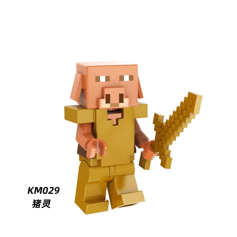 Piglin Minifigures KM029 Minecraft MiniFigure