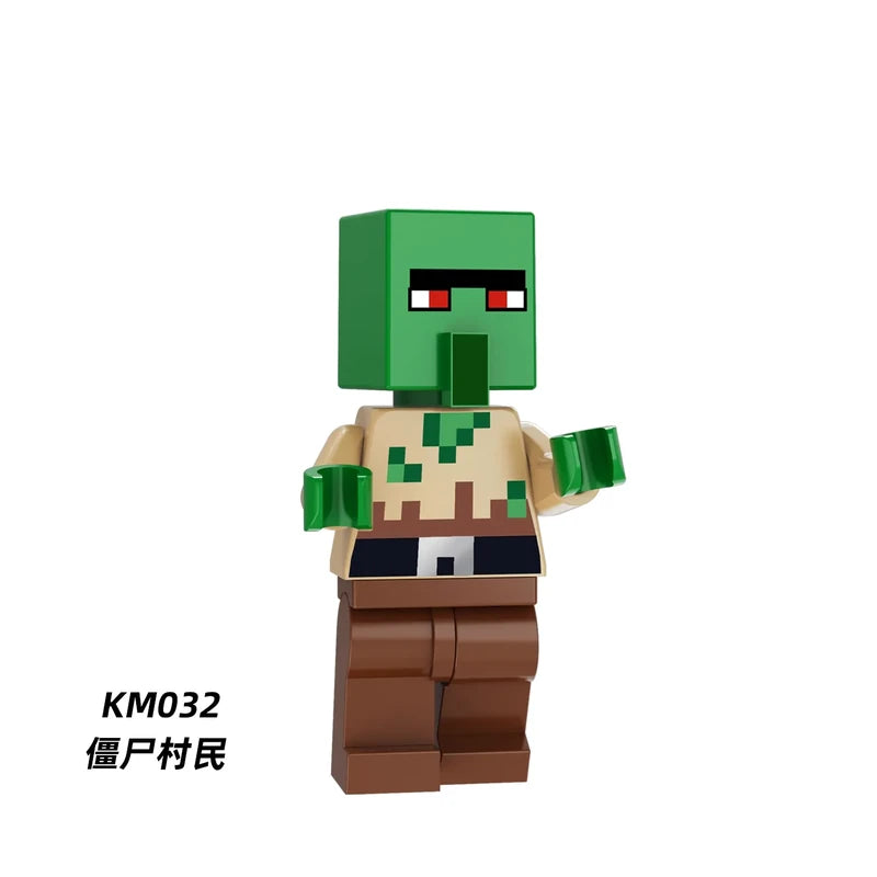 Taiga Zombie Villager Minifigures KM032 Minecraft MiniFigure