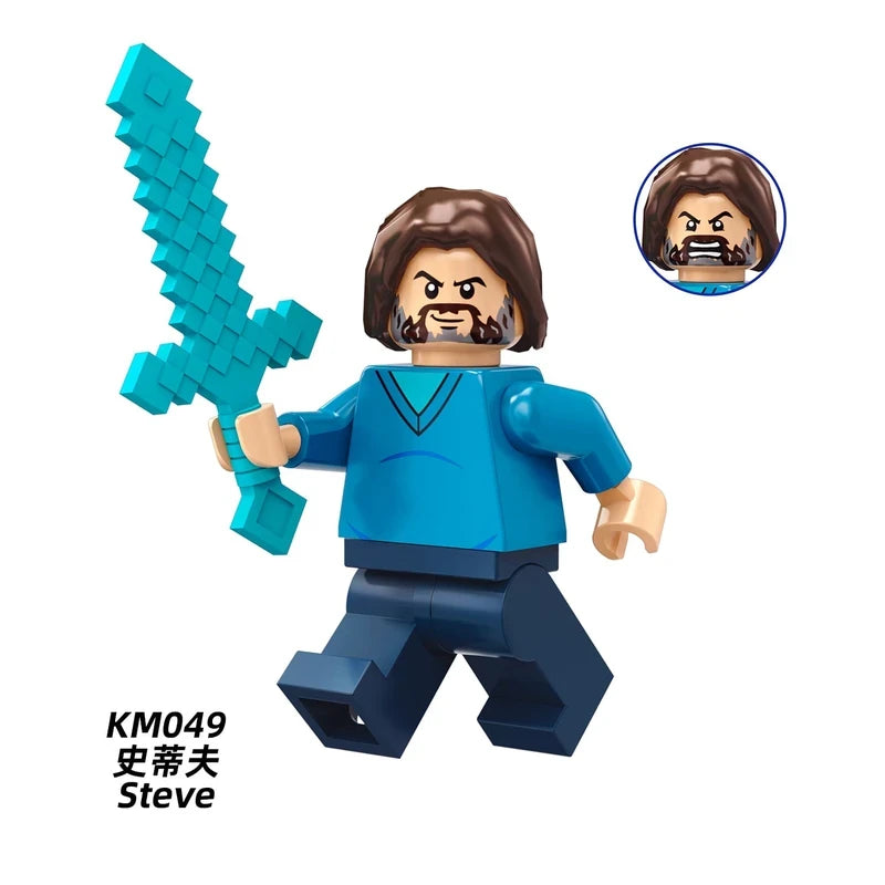 Minecraft Steve Minifigure KM049