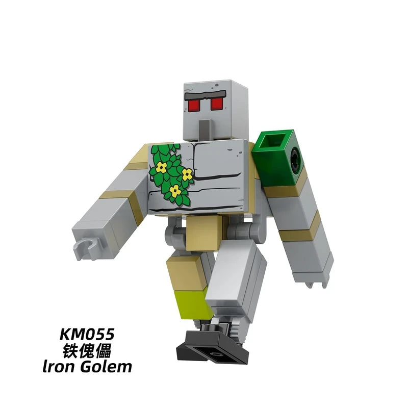 Minecraft Game Iron Golem Mob Minifigure KM055