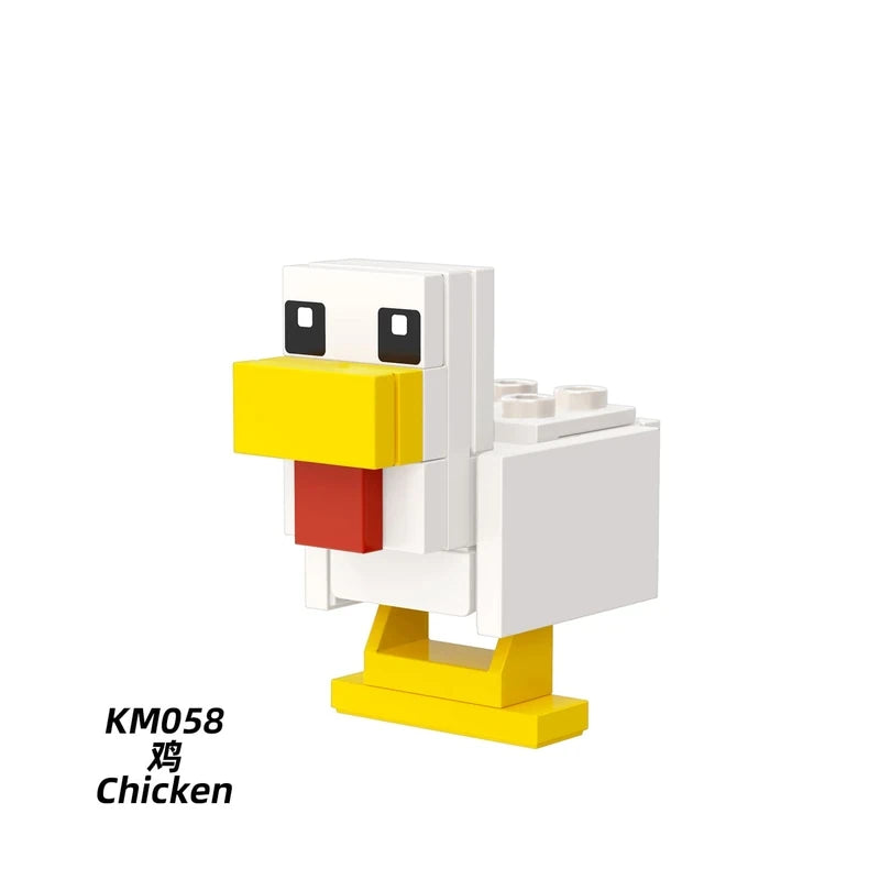 Minecraft Chicken Minifigure KM058
