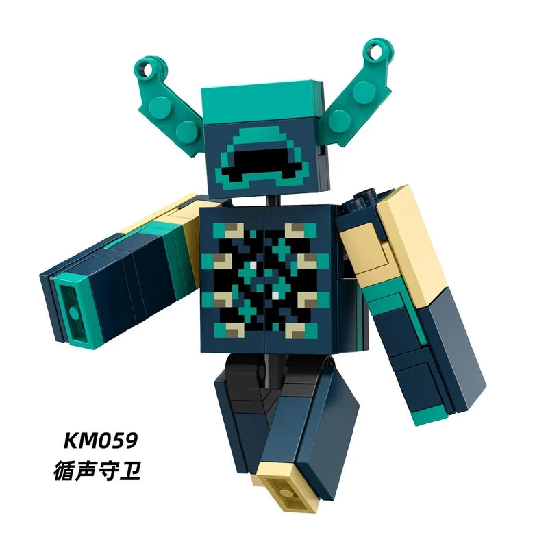 Minecraft Game Warden Mob Minifigure KM059