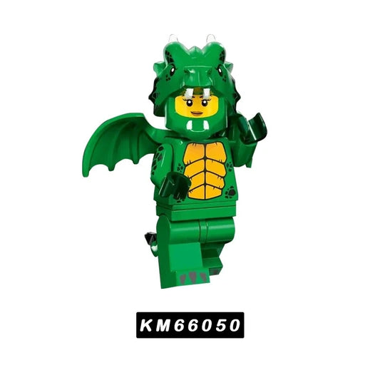 Green Dragon Costume Fan Minifigures KM66050 Other MiniFigure