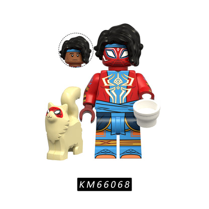 Marvel Spider - Man Character Minifigures Set Miles Morales/Hobie Brown/Pavitr Prabhakar