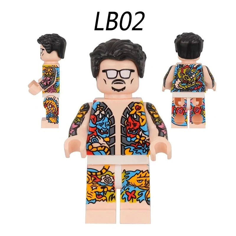 Tattoo Enthusiast Minifigures LB02 Movies and TV MiniFigure