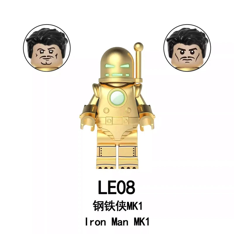 Iron Man Model 1 LE08 Minifigures Marvel Minifigure