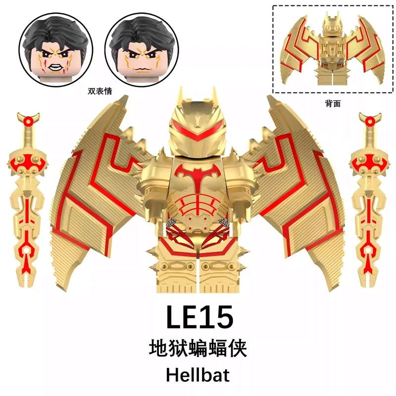 Hellbat minifigures LE15 DC figure