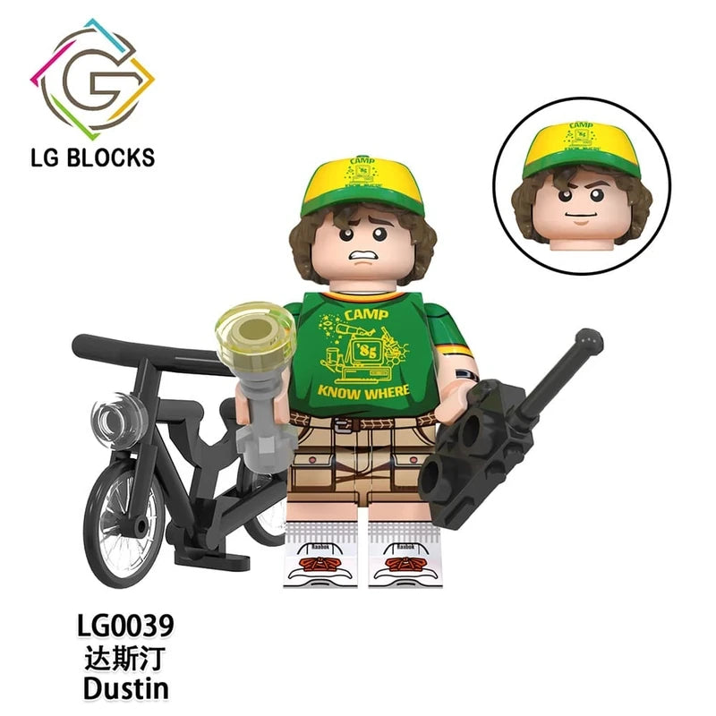 Stranger Things Dustin Henderson Minifigure LG0039