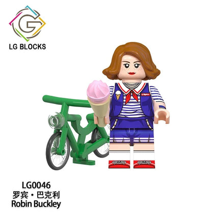 Stranger Things Robin Buckley Scoops Ahoy Minifigure LG0046