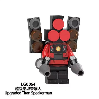 Upgraded Titan Speakerman Minifigures LG0064 Movies and TV MiniFigure