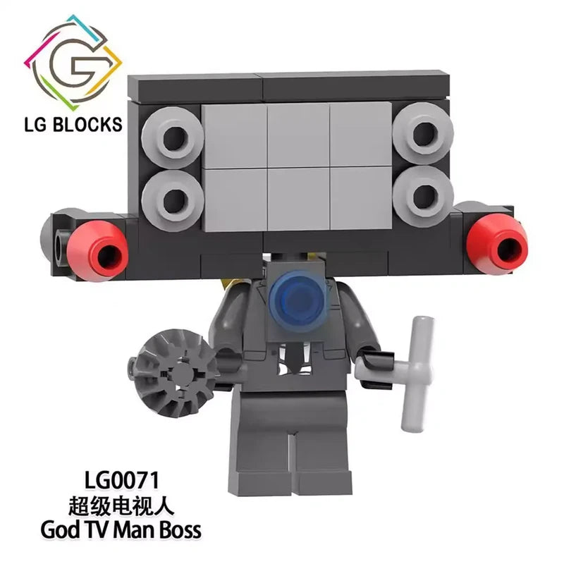 God TV Man Boss Minifigures LG0071 Movies and TV MiniFigure