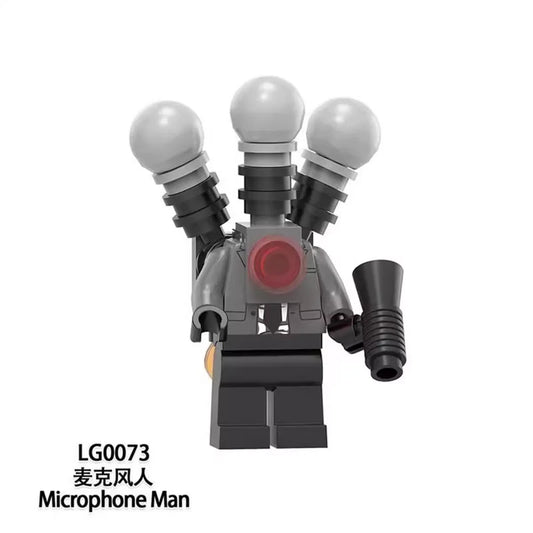 Microphone Man Minifigures LG0073 Movies and TV MiniFigure