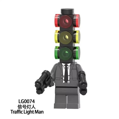 Traffic Light Man Minifigures LG0074 Movies and TV MiniFigure