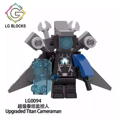Upgraded Titan Cameraman Minifigures LG0094 Movies and TV MiniFigure