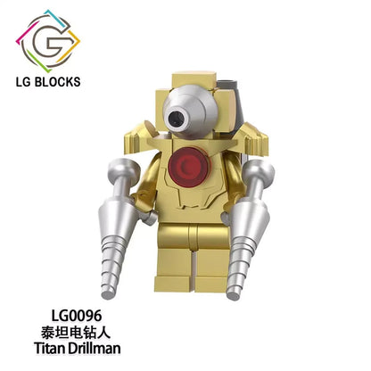 Titan Drillman Minifigures LG0096 Movies and TV MiniFigure