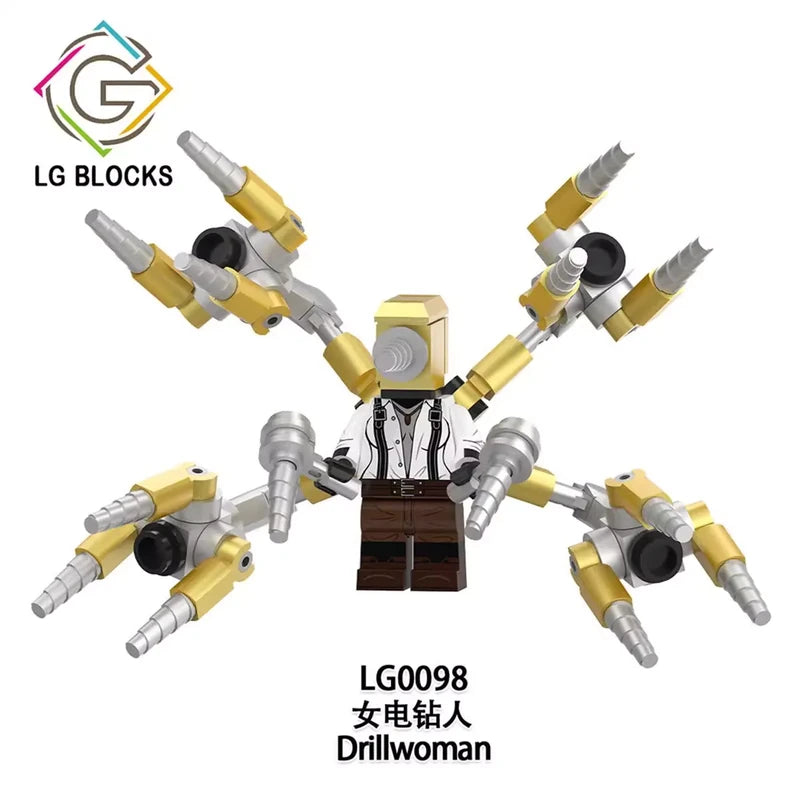 Drillwoman Minifigures LG0098 Movies and TV MiniFigure