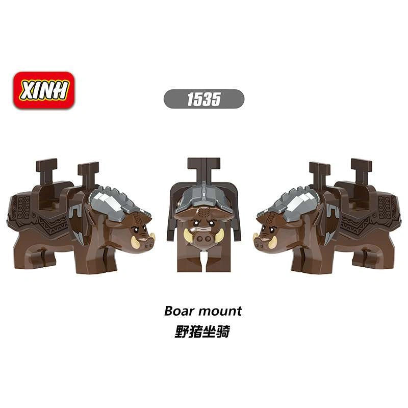 Battle Boar Minifigures XH1535 Compatible With Lego