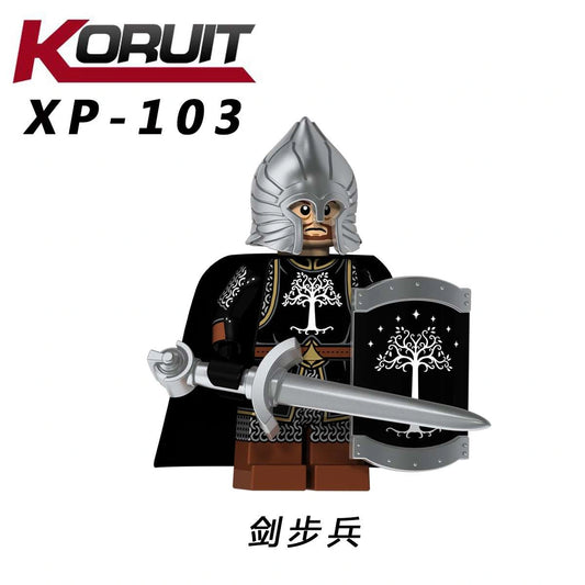 Gondor Soldier Minifigures XP-103 Compatible With Lego