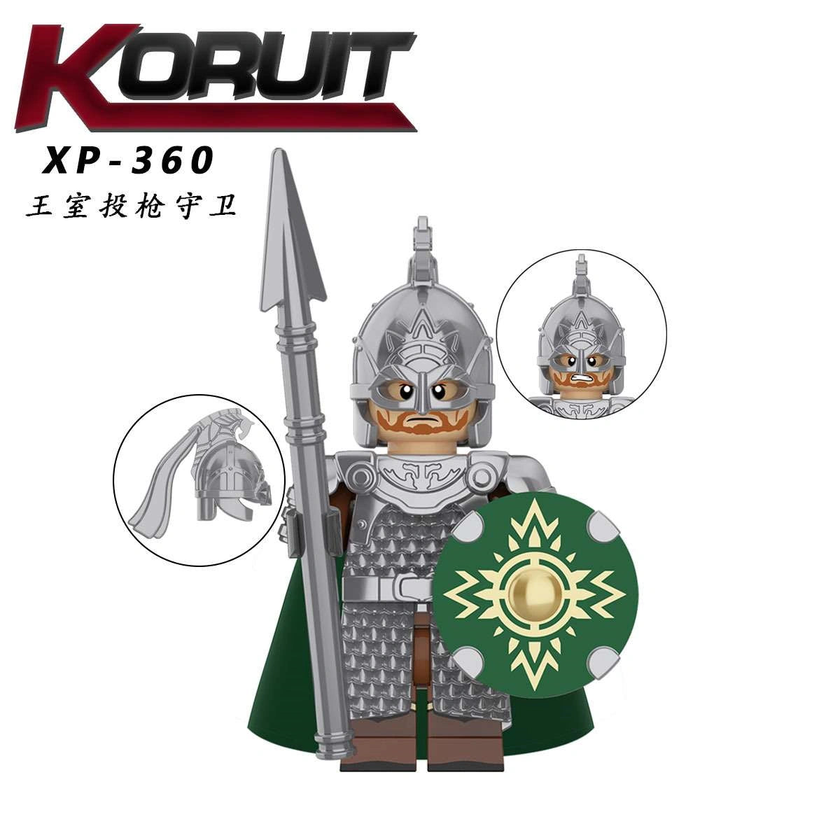 Rohan Warrior Minifigures XP-360 Compatible With Lego