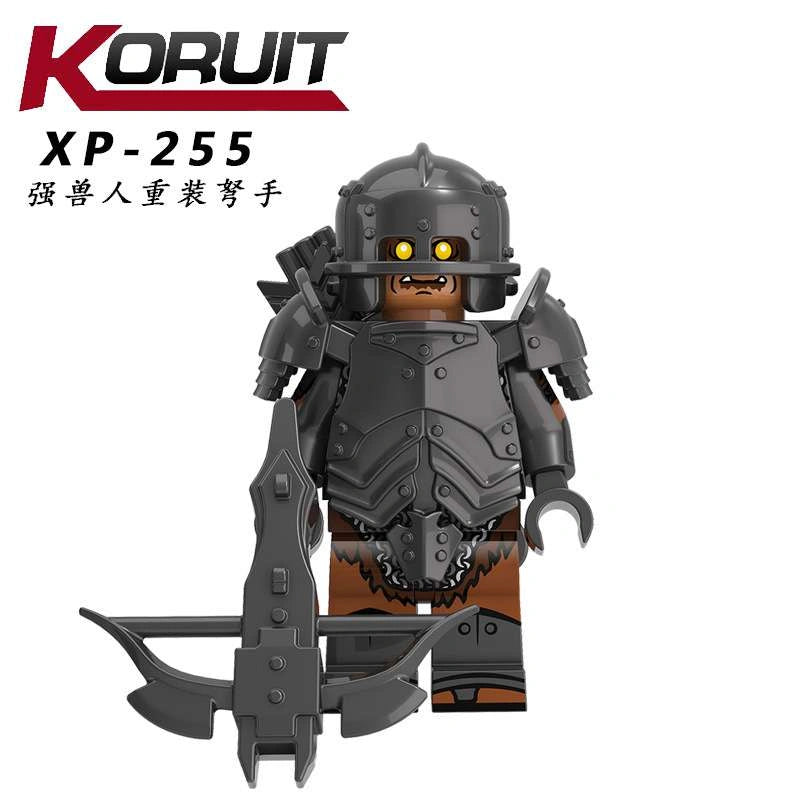 Uruk-Hai Warrior Minifigures XP-255 Compatible With Lego