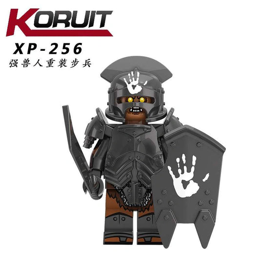 Uruk-Hai Warrior Minifigures XP-256 Compatible With Lego