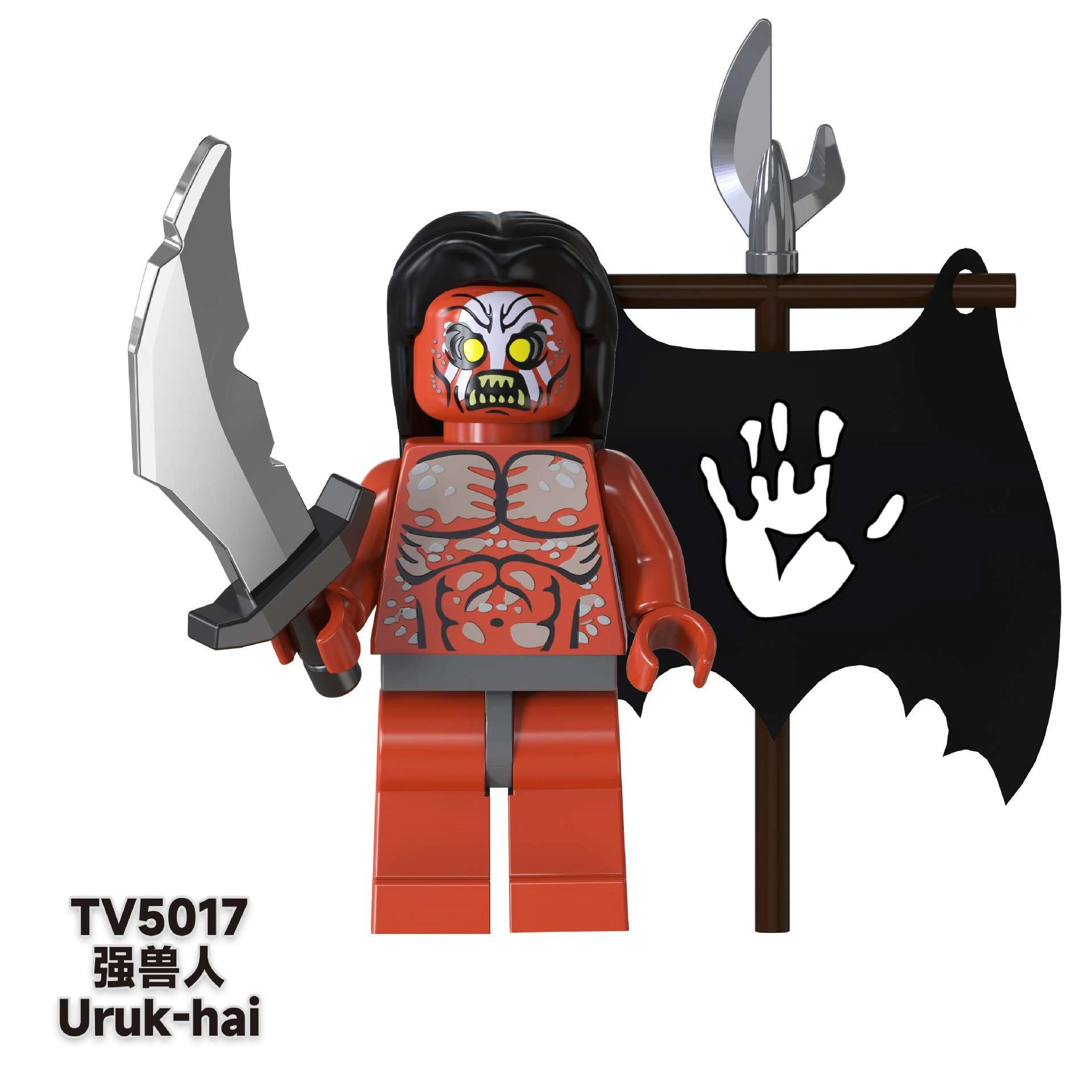 Uruk-Hai Minifigures TV-5017 Compatible With Lego