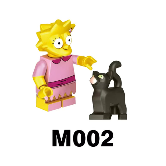 Lisa Simpson Minifigures M002 The Simpsons MiniFigure