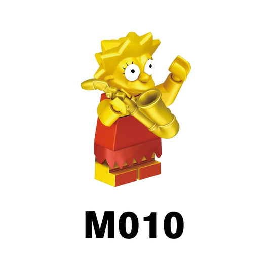Lisa Simpson Minifigures M010 The Simpsons MiniFigure