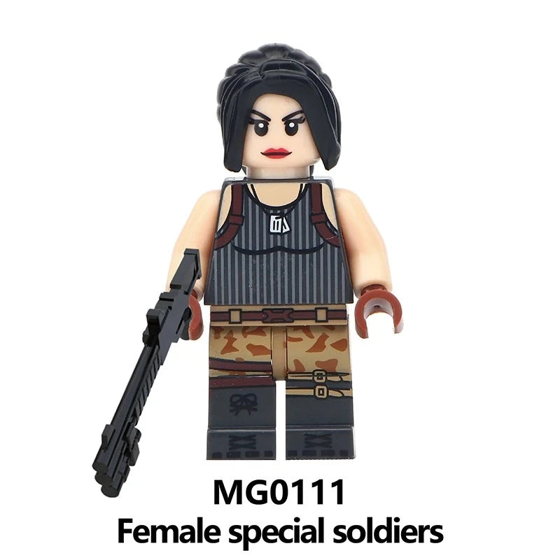 Female Special Soldiers Minifigures MG0111 Fortnite MiniFigure